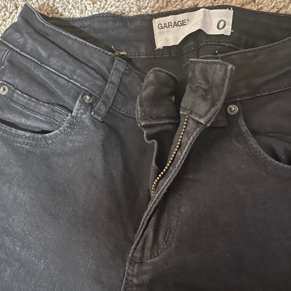 Garage Ripped Black Jeans - Picture 2 of 4